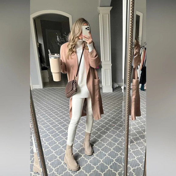 Dolce Vita Womens H20 Hoven Tan Leather Lugged Sole Chelsea Boots Boots NWT - Picture 9 of 10